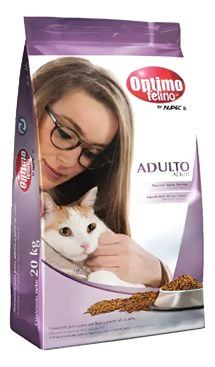 Alimento Optimo Felino Para Gato Adulto Sabor Mix De 20 Kg