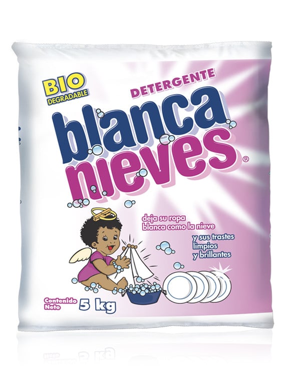 Blanca Nieves detergente en polvo / Caja con 4 bolsas de 5 kg