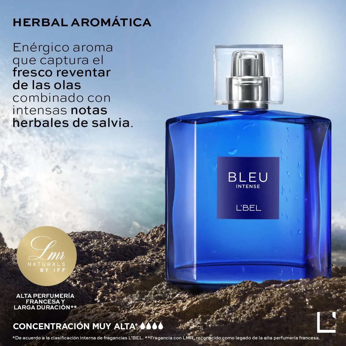 L´Bel Bleu Intense Pefume 100 ml Original