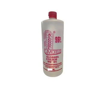 Alcohol etilico 96% Morelos 125 ml.