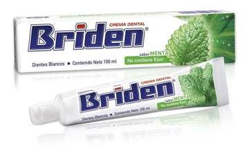 Briden fluoride-free toothpaste box with 10 pieces of 100mL