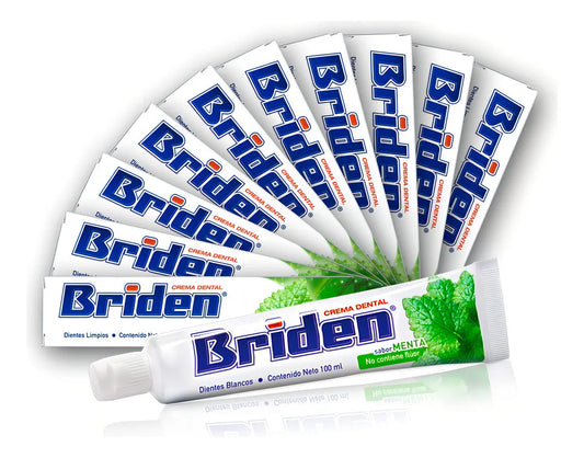 Briden Crema Dental Sin Flúor Caja 25 Pz 100ml