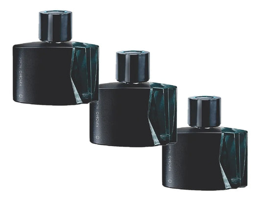 Perfume Kromo Black X 3 Caballero Esika 100 Ml
