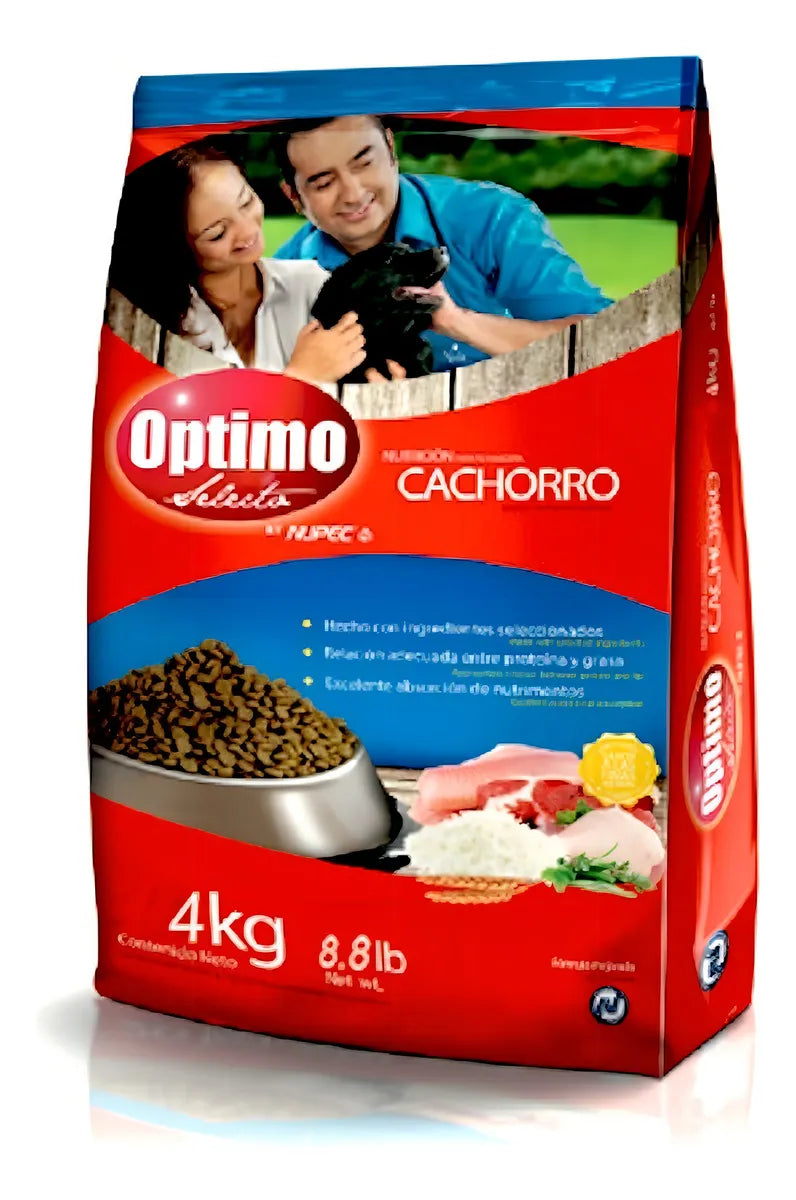 Alimento Optimo Selecto para perro cachorro todos los tamaños sabor mix de 4 kg