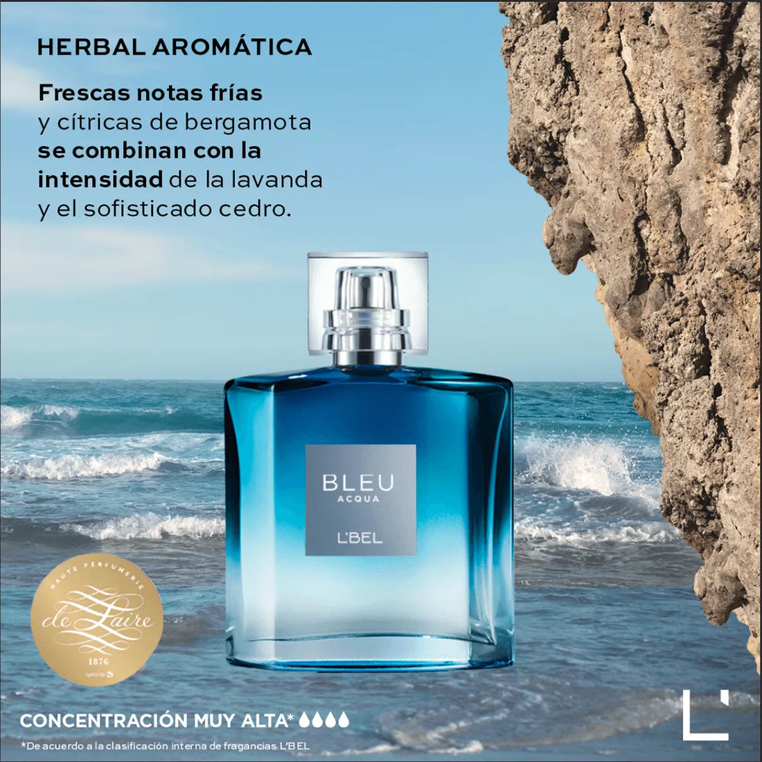 Bleu Acqua+bleu Intense Lbel Perfumes Hombre 100 Ml Set De 2