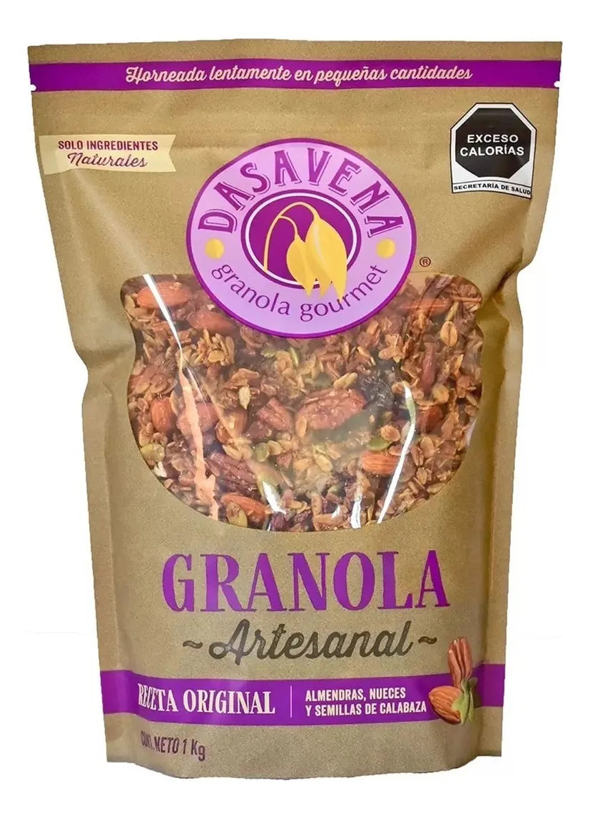 Granola Gourmet Artesanal Dasavena 1kg 100% Natural Y Rica