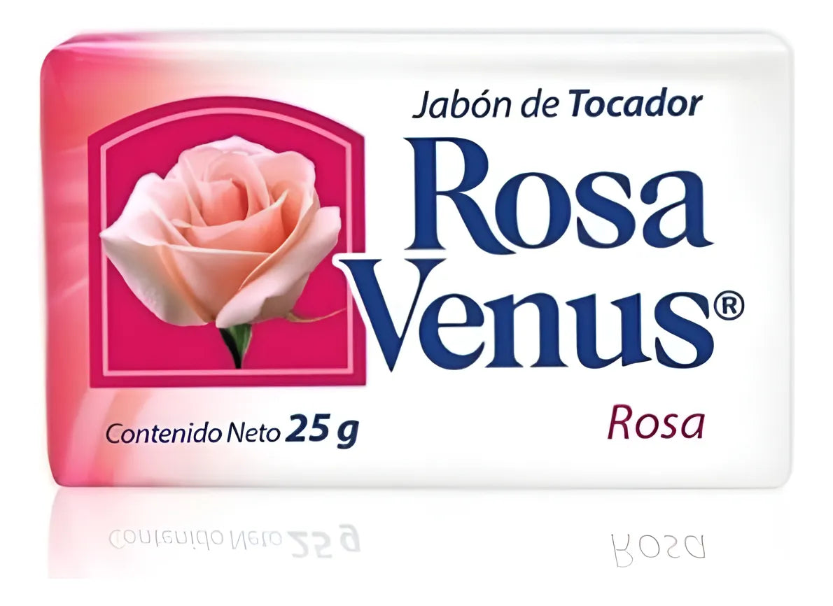 Jabon Rosa Venus Caja C/240 Pz De 25 Gr AROMA ROSA