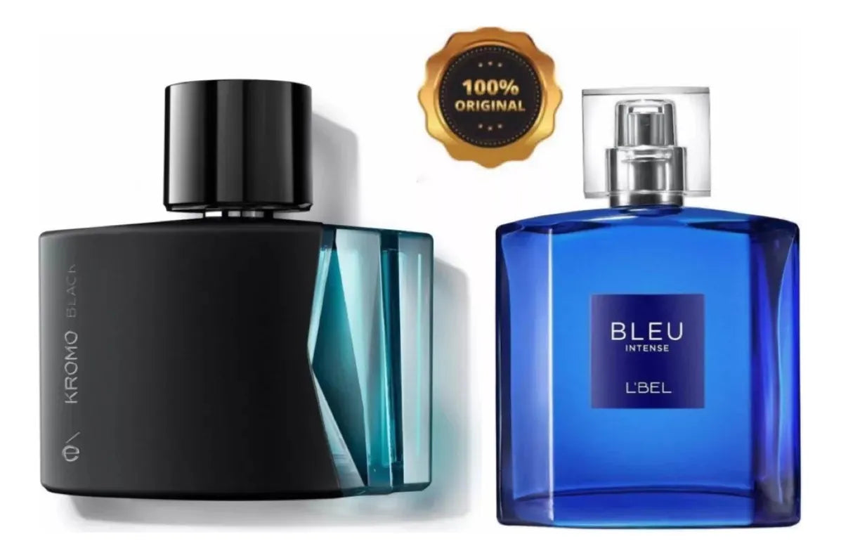 Esika Kromo Black + Lbel Bleu Intense Set Fragancias