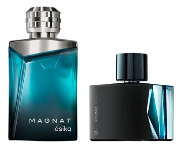 Esika Magnat + Kromo Black Set of 2 Perfumes for Men