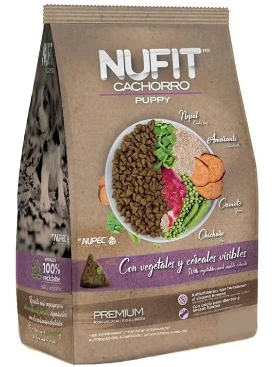 Nufit Perro Cachorro Bolsa De 8 Kg By Nupec