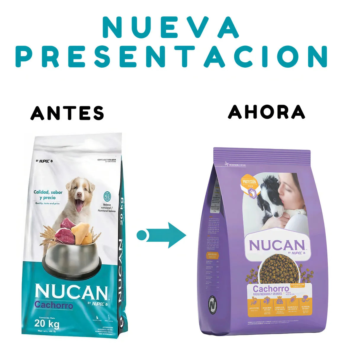 Alimento Nucan para perro cachorro sabor mix de 20 kg