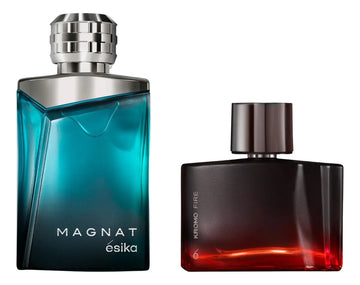 Esika Magnat + Kromo Fire Set Of 2 Perfumes For Men