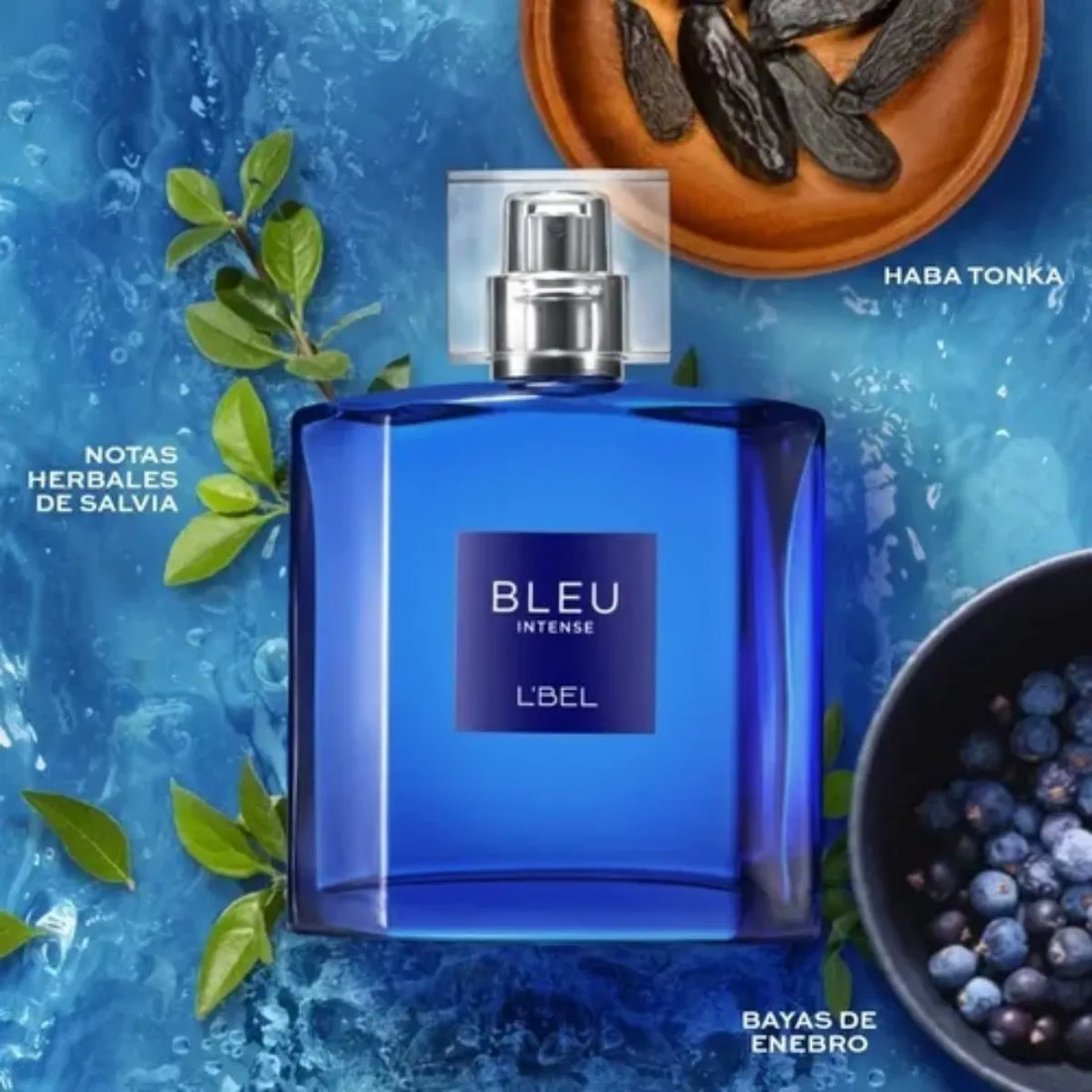 Paquete De 2 Perfumes Bleu Intense De L'bel Para Caballero
