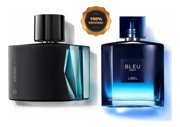 Esika Kromo Black + Lbel Bleu Intense Nigh Fragrances Set