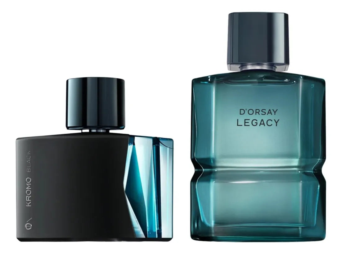 Esika Kromo Black + D'orsay Legacy Set De Perfumes Hombre