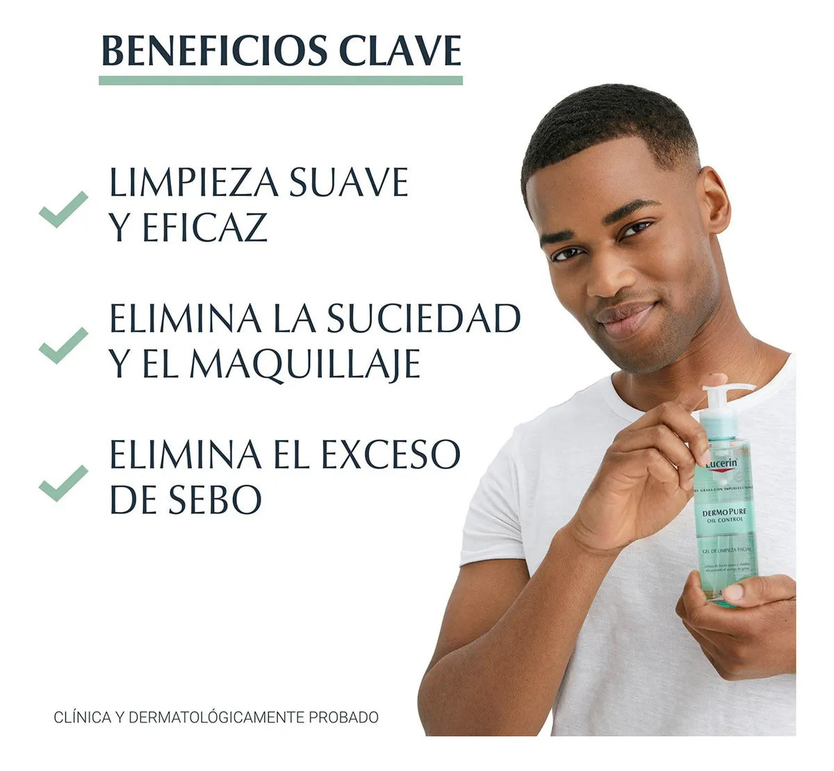 Gel Limpiador Facial Eucerin Dermo Pure Oil Control 400 Ml