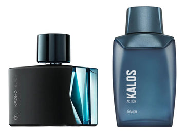 Esika Kromo Black + Kalos Action 2 Men's Fragrances Set