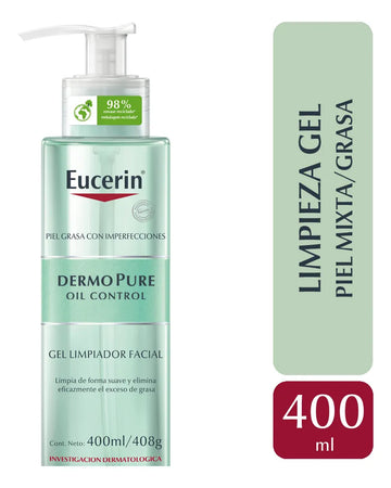Eucerin Dermo Pure Oil Control Facial Cleansing Gel 400ml