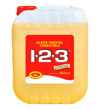 Aceite vegetal 123 de 10 lt