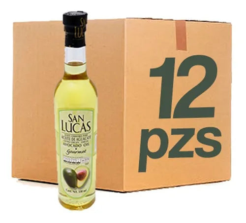 aceite de agucate san lucas caja con 12 pz.