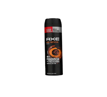 Desodorante Axe Dark Tempt Antitranspirante 250ml Fragancia Chocolate