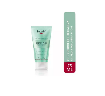 Eucerin Dermopure Oil Control Gel Limpiador Facial 75 Ml Grasa Día/noche