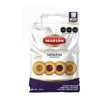 Marián Tartaletas Galletas Rellenas 1.5 Kg