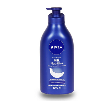 Crema nivea milk nutritiva 1 lt.