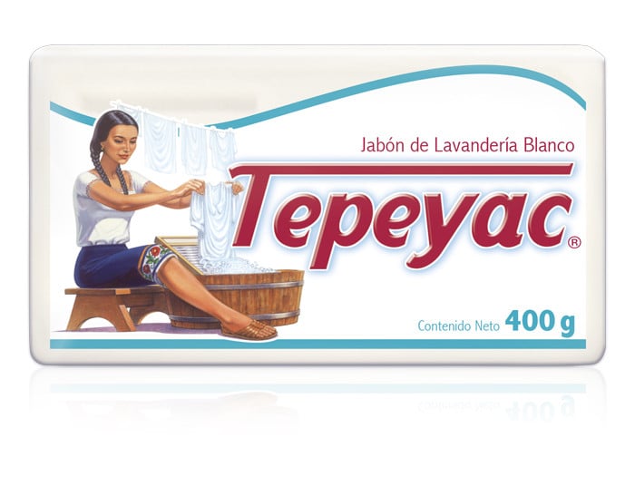 Jabón En Barra Blanco Con Envoltura Tepeyac 25 Pz De 400g