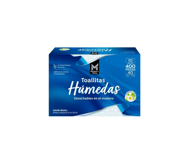 Toallitas Húmedas Para Inodoro Members Mark 400 Piezas